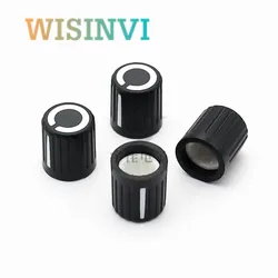 10PCS Plastic Knob Cap Diameter 10mm Height 11mm Potentiometer Encoder Knob Flower Shaped Inner Hole 6mm