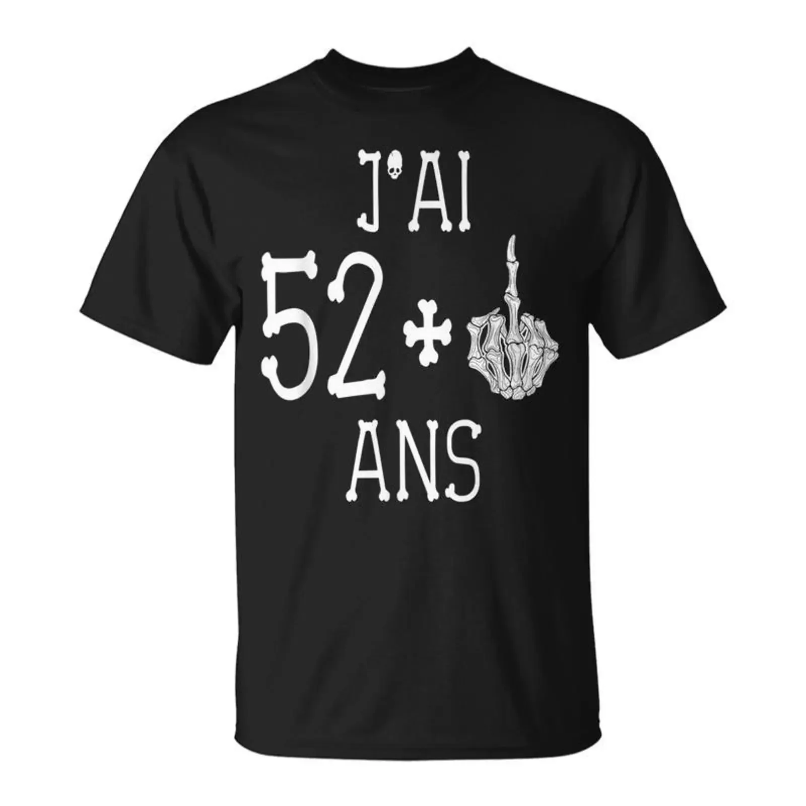 Funny 52nd Birthday Message and Idea for Men T Shirt Cadeauxyz vintage Washed Top For Everyday Wear Slightly Breathable