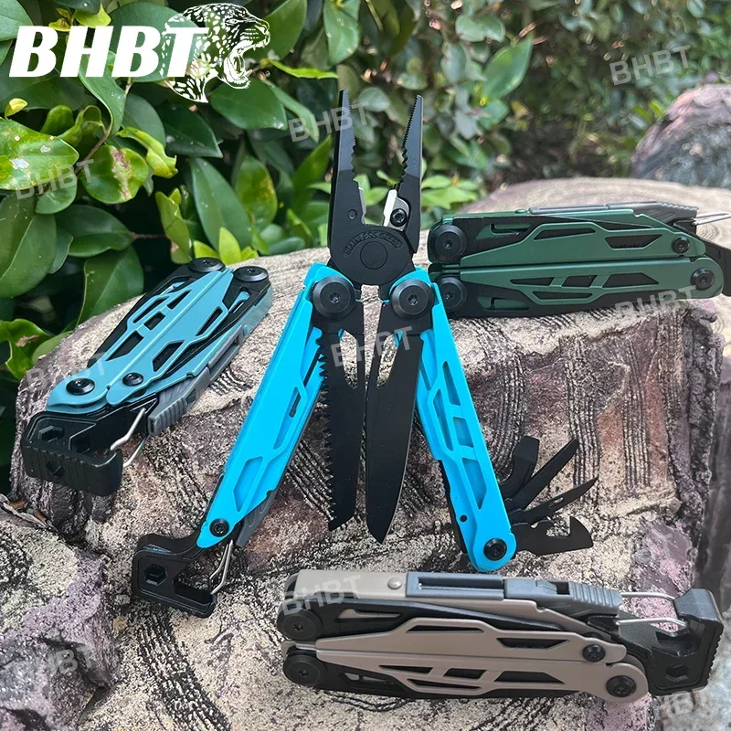 BHBT 17 In 1 EDC Multitool Pliers Folding Multi functional Tool Portable Camping Survival Tool Outdoor Equipment 7 Colors