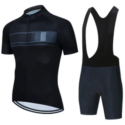 2025 Pro Cycling Set Summer Cycling Jersey Set Bike Cycling Clothing Breathable MTB Bicycle Sportswear Suit Men Cycling Clothes