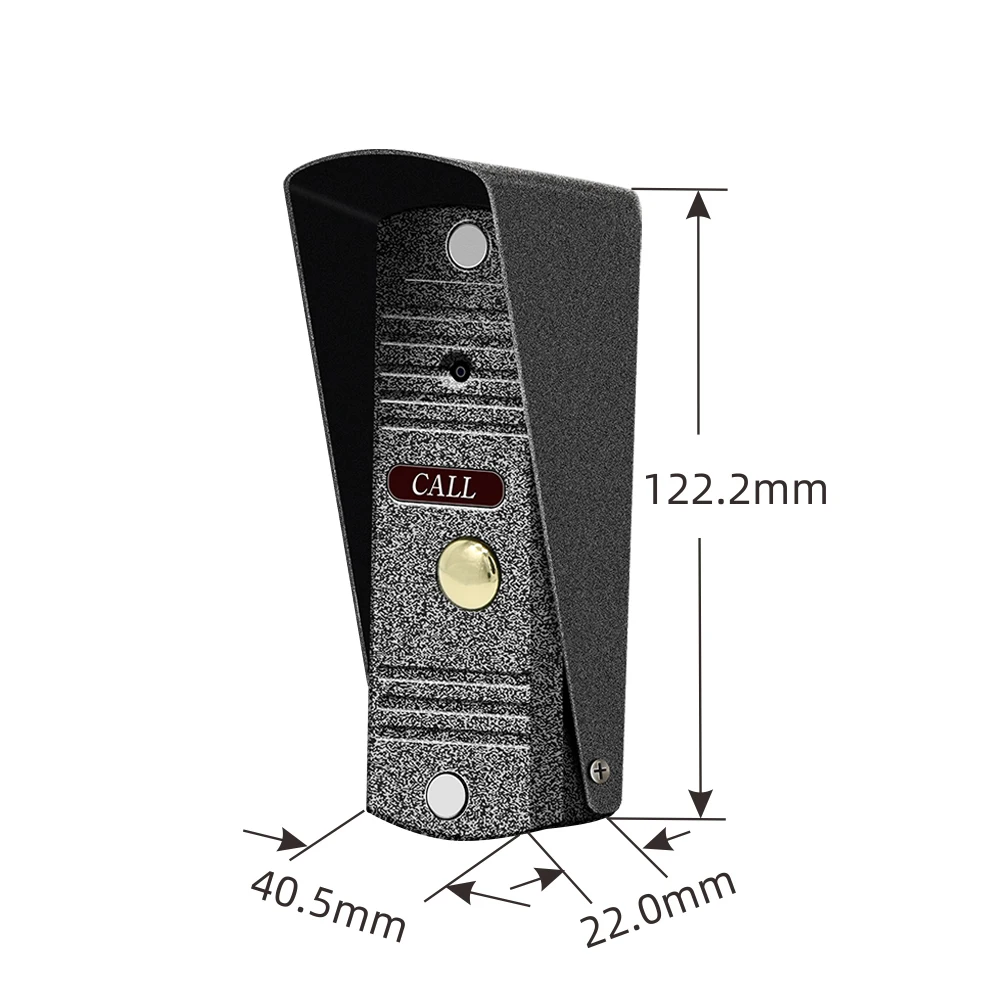 Jeatone-Système d'interphone vidéo Tuya, sonnette vidéo déverrouillée WiFi, sonnette sous la caméra TVL, sécurité à domicile, appartement, 7 pouces