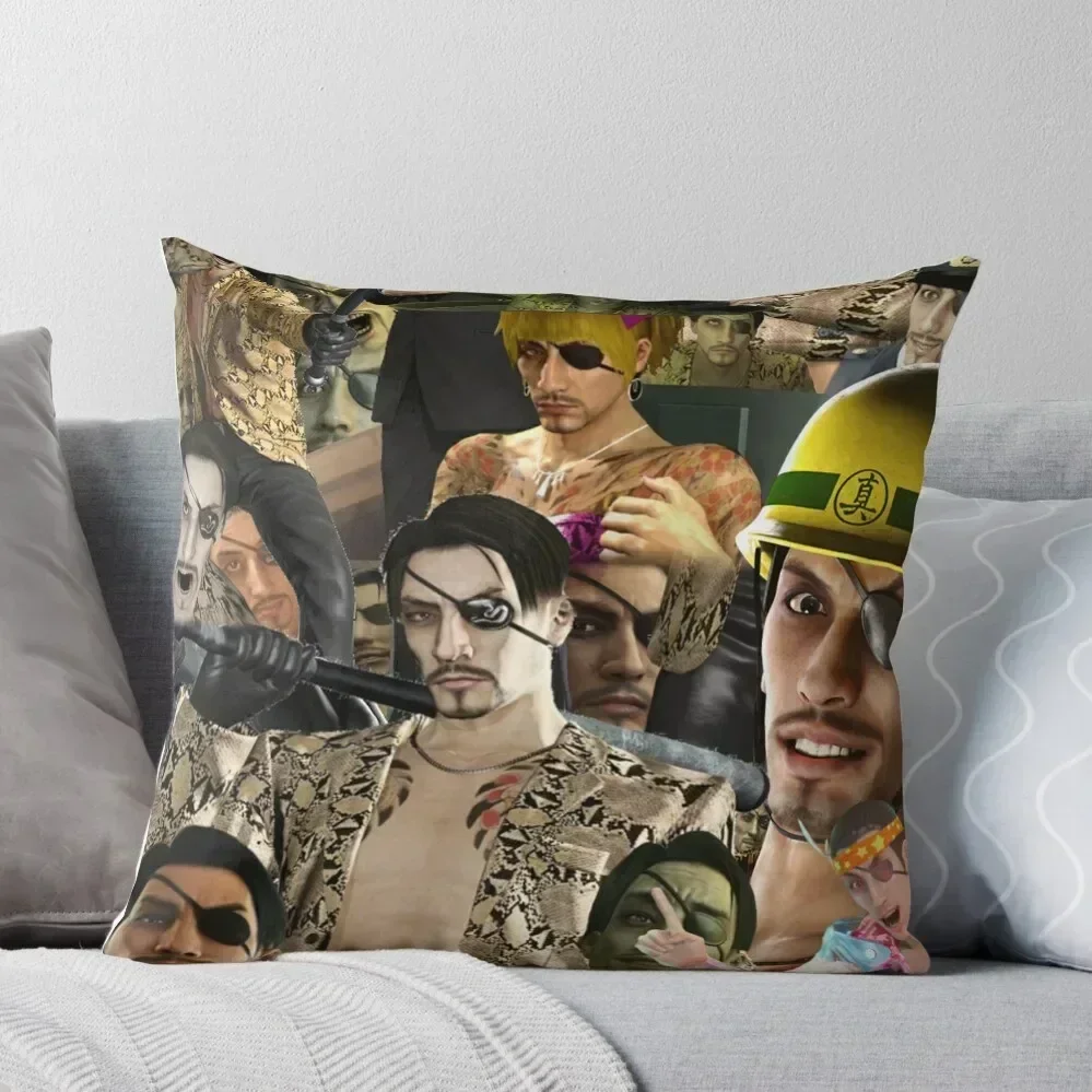 Majima Everywhere Throw Throw Pillow pillows decor home Cushions Cover Sofa Cushions Cover Pillow Decor pillow