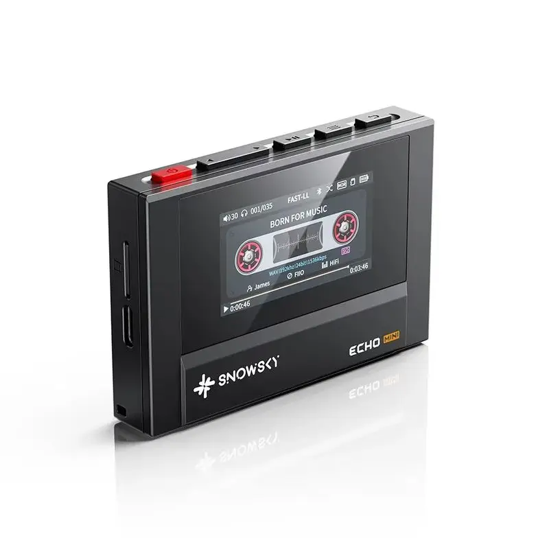 

Fiio Snowsky Echo Mini Wireless Bluetooth MP3 Player Retro Portable Walkman 8GB Customizable DSD Music Player Gift