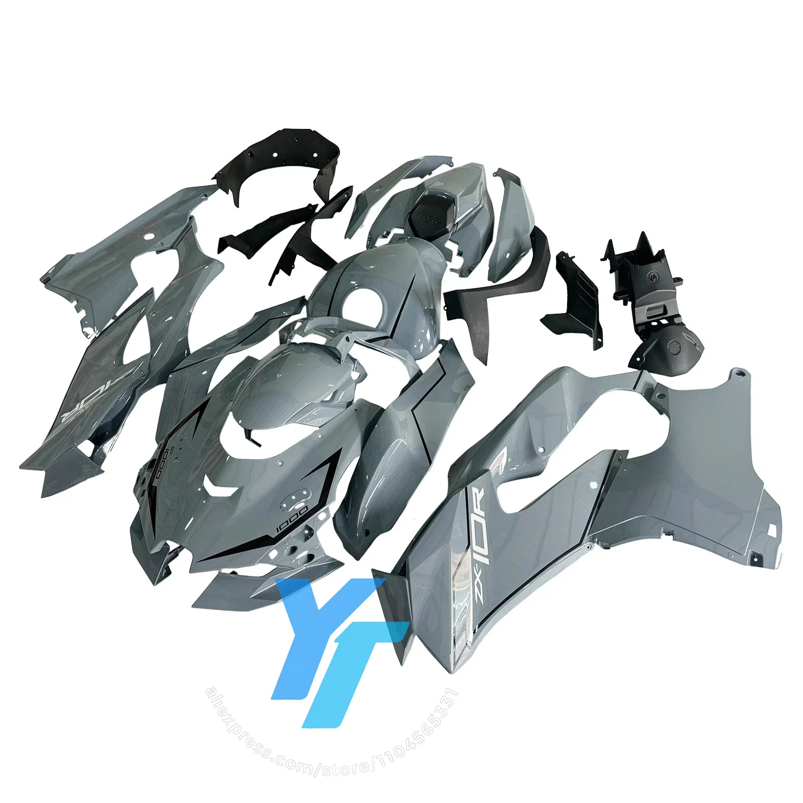 مناسبة لكاواساكي نينجا ZX-10R 2021-2025 هدية ومجموعة القلنسوة لمجموعة هيكل الدراجة النارية #3