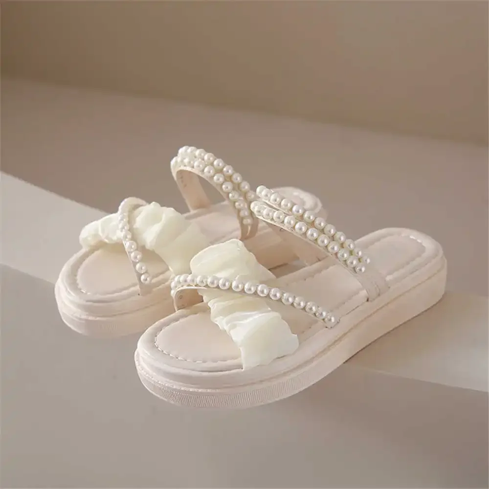 Number 39 Soft Sole Flip Flops For Bathroom Slippers Women's Autumn Shoes Girl Child Sandals Sneakers Sports Original Lux