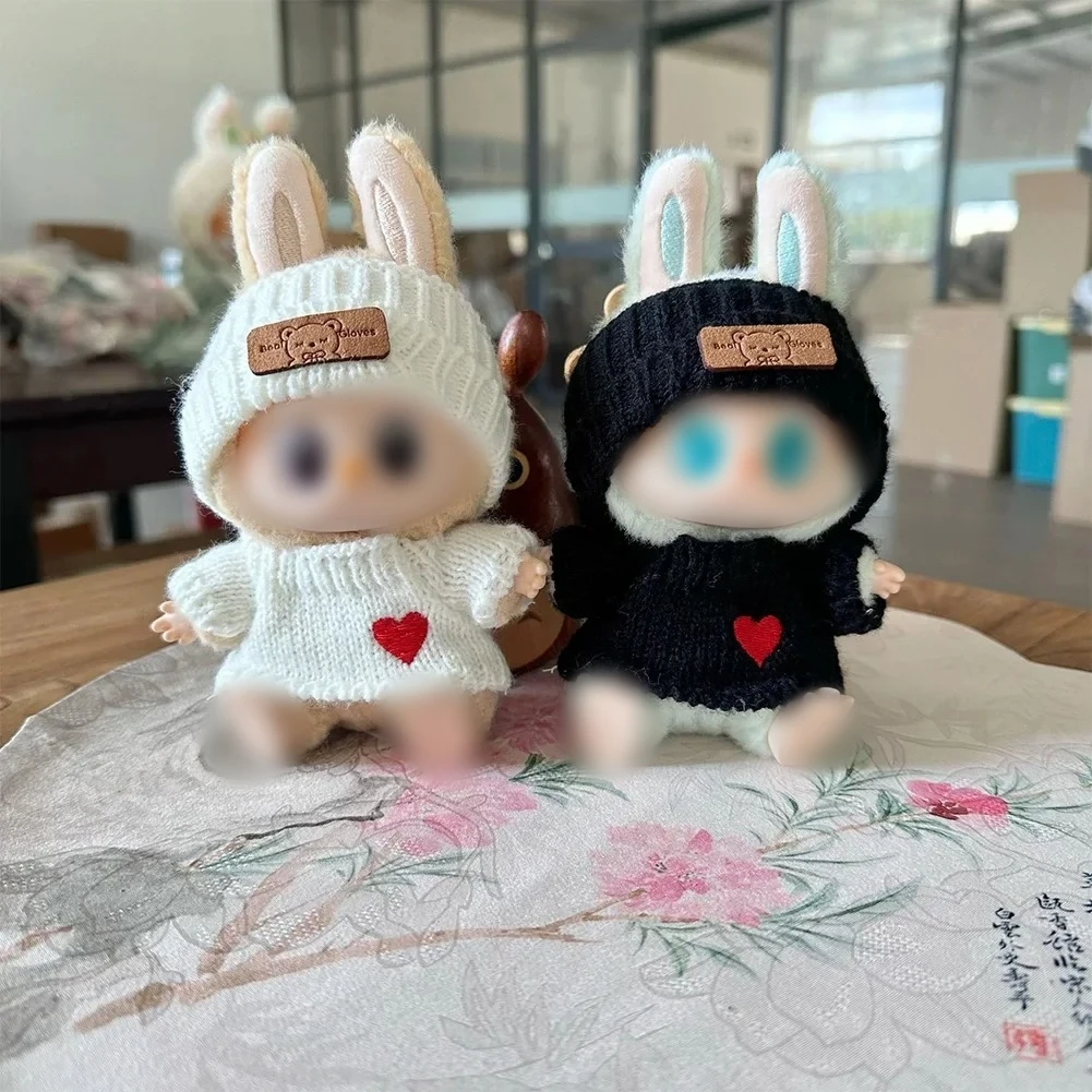 17cm Toy Doll Clothes for Labubu Accessories Luxury Backpack New Original Clothing for Labbubu Sweater Outfit Mini Cute Bag Ha