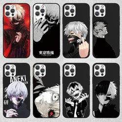 Tokyo Ghoul Kaneki Ken Anime Case For iPhone 17 16 15 14 13 11 12 mini Pro Max SE 2020 Xs MAX X XR 7 8 Plus Soft Black TPU Cover