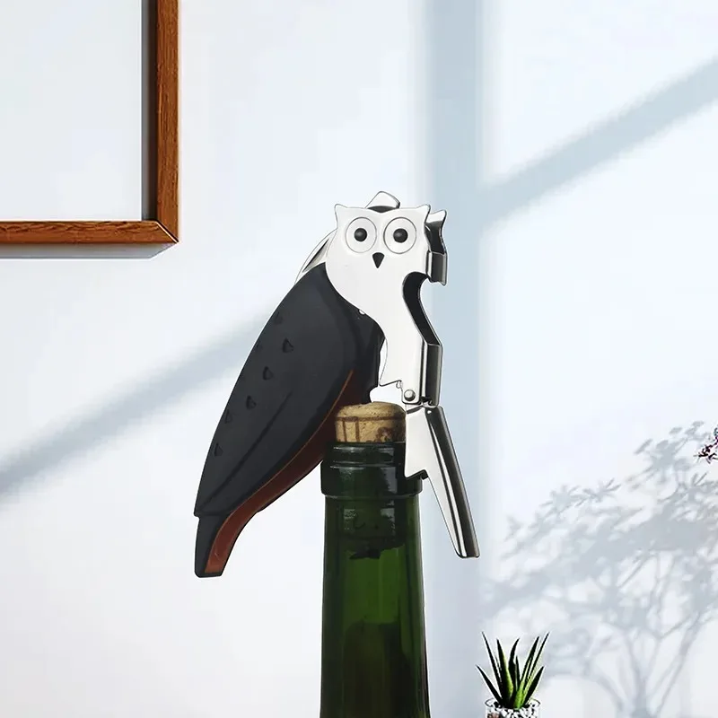 Owl Wine Bottle Opener Corkscrew Wedding Gifts and Bartender Accessories Vintage Pull Corks of Wine Bottle Free Shipping