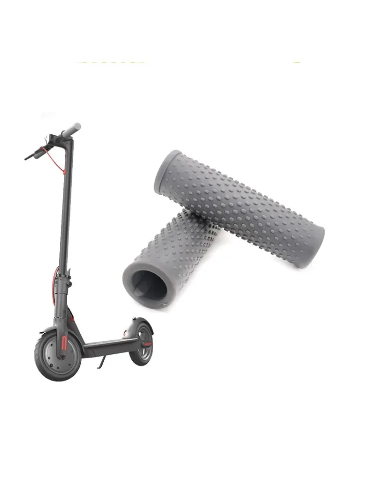 AliExpress NONE Rubber Handlebar Grip for Xiaomi M365/Pro/1s/Pro2 Electric Scooter Accessories Non-slip Black Skateboard Riding Parts
