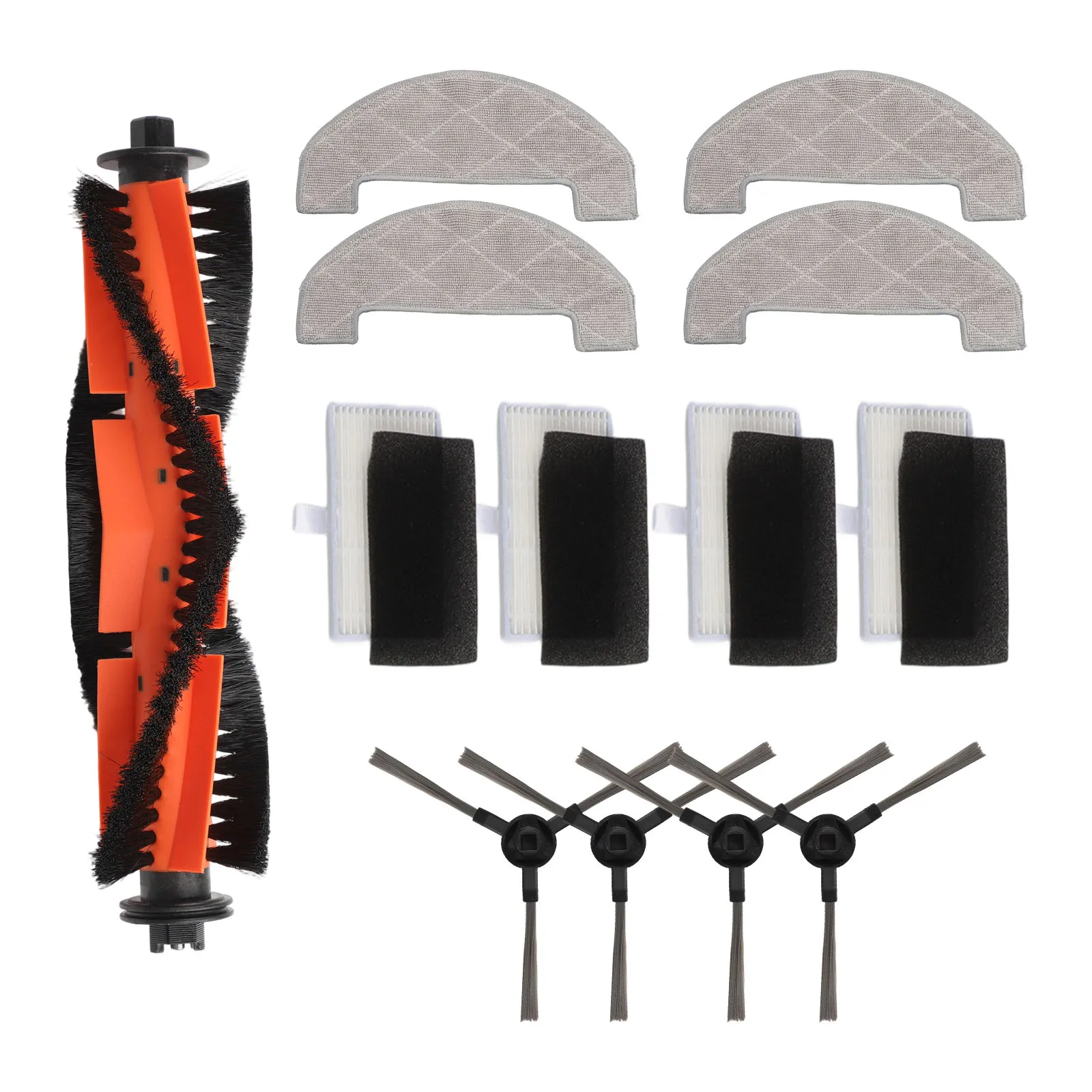 As Shown Main Brush for Kit Efficient Floor for Cleaning Tools Side Brush Vacuum Filter Kit Compatibility With E20 PLUS