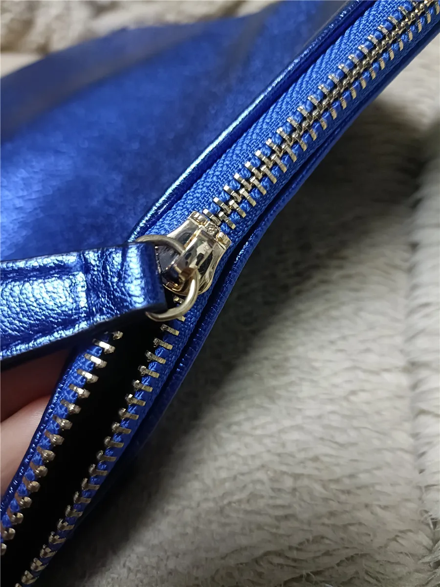 Bolsos de mano de día para mujer, bolso de mano tipo sobre de cuero PU para mujer, bolsos de mano para mujer, bolso de diseño de marca azul, maletín A4 rosa