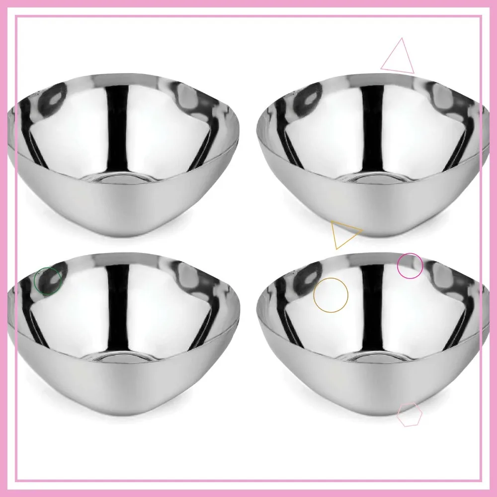 

Stainless Steel Kids Bowls, Durable Toddler Snack Bowl Set of 4, 12oz, Non-Toxic & Dishwasher Safe