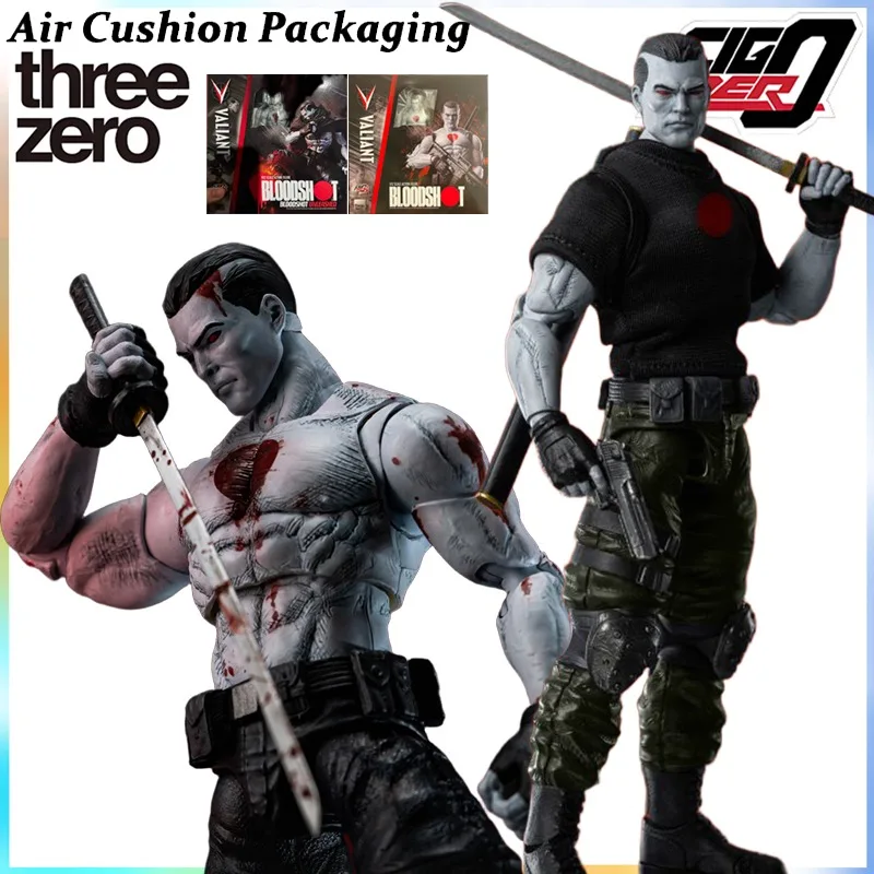 

Threezero Genuine FIGZEROS Series Bloodshed Warrior Super Soldier Handsome and Fierce Man Valiant Action Figures Model Toys