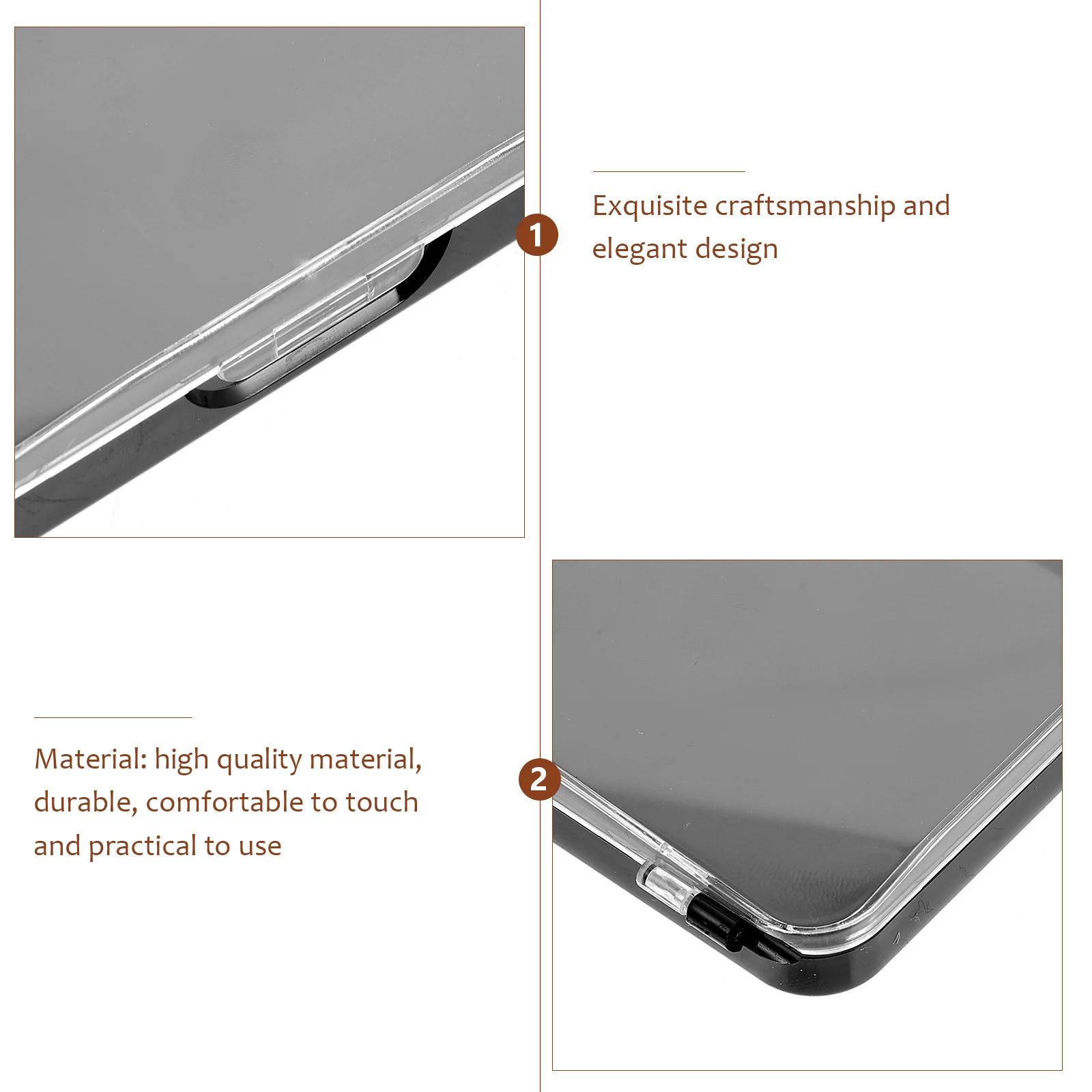 4個入りまつげエクステケース まつげパッケージボックス きれいな保管と便利なアクセスを実現 透明ディスプレイホルダー フルストリップ対応