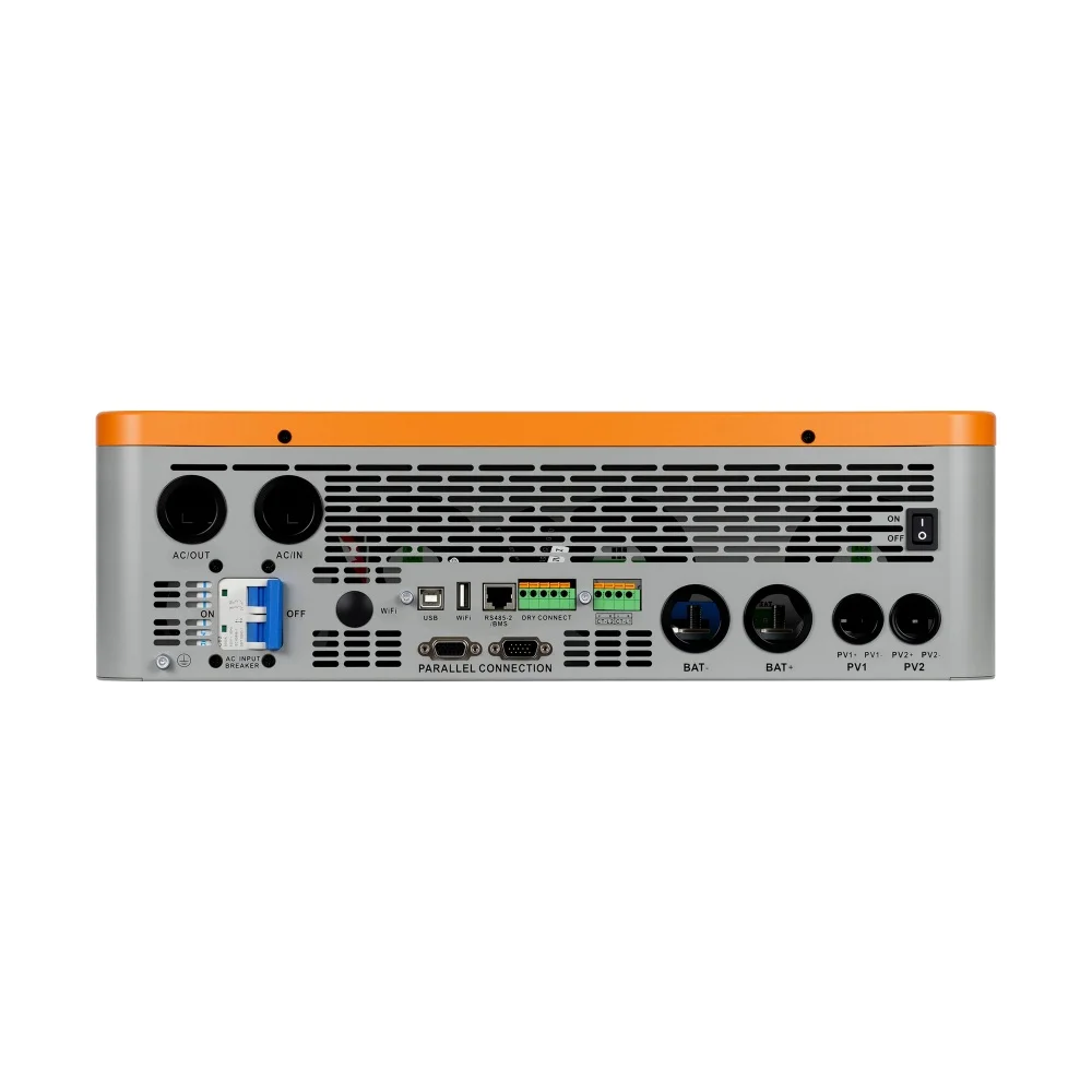 PowMr 12kW 120V/240V Split-Phase Off-Grid Inverter Built-in Dual MPPT 500V PV Input 160A Charging BMS Up to 6-Unit Parallel Zero Export C, Compatible with LiFePO4/Lead-Acid