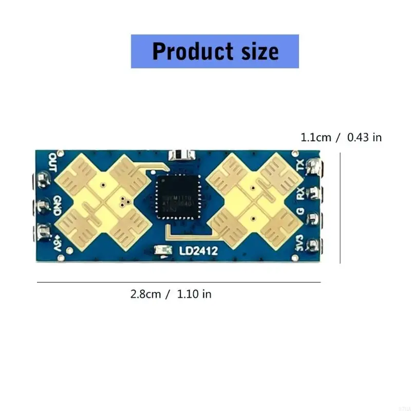 Mô-đun cảm biến sự hiện diện của con người nâng cao 24GHz Phụ kiện gia đình động dành cho các ứng dụng bảo mật và nhà thông