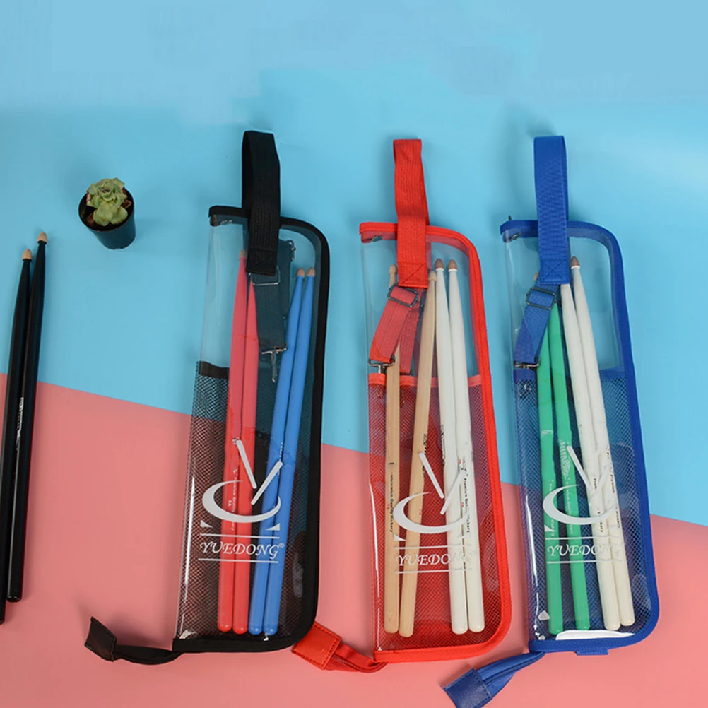 

PVC Bag Pouch Creative Drumstick Container Sturdy Drumstick Holder for Percussion Instruments Portable for Practice