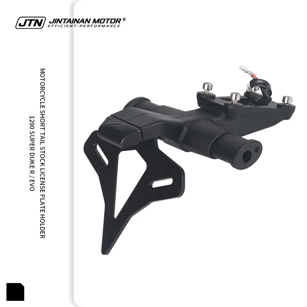 

JTN 1290 SUPER DUKE R License Plate Holder Motorcycle LED Rear Short Tail Stock License For 1290 Super Duke R/EVO 2020-2026