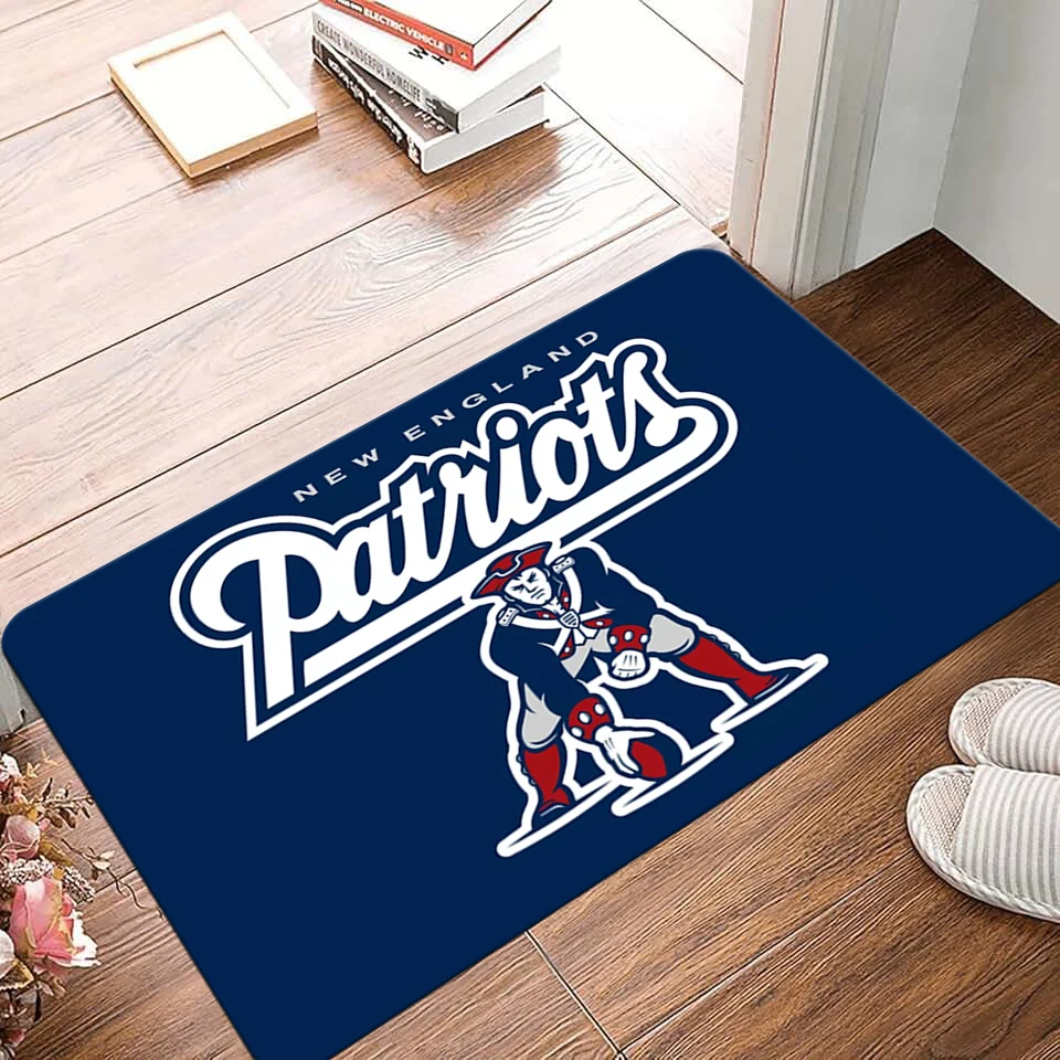 Bedside Carpet Entrance Doormat New England P-Patriots Living Room Rugs Foot Carpets Bathroom Floor Mats Non-slip Hallway Home