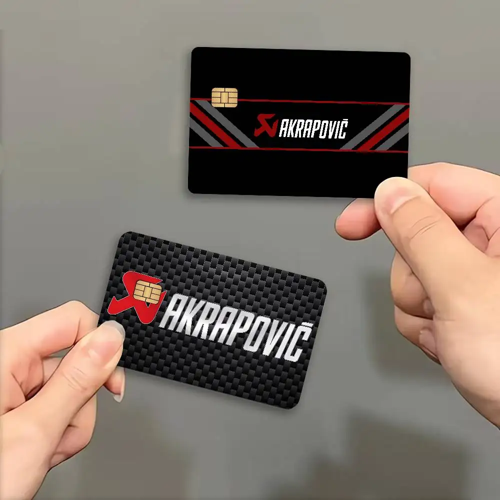 Akrapovics Anmie Sticker Film Skin Cover for Credit Card Debit Bank Card Front