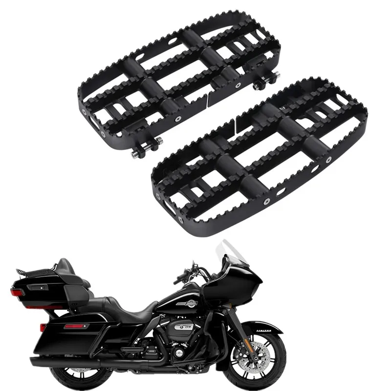 For Harley Touring Road King Glide FLHTK 2014-2023 Motorcycle Driver Footboard Floorboard Motorcycle Acsessories