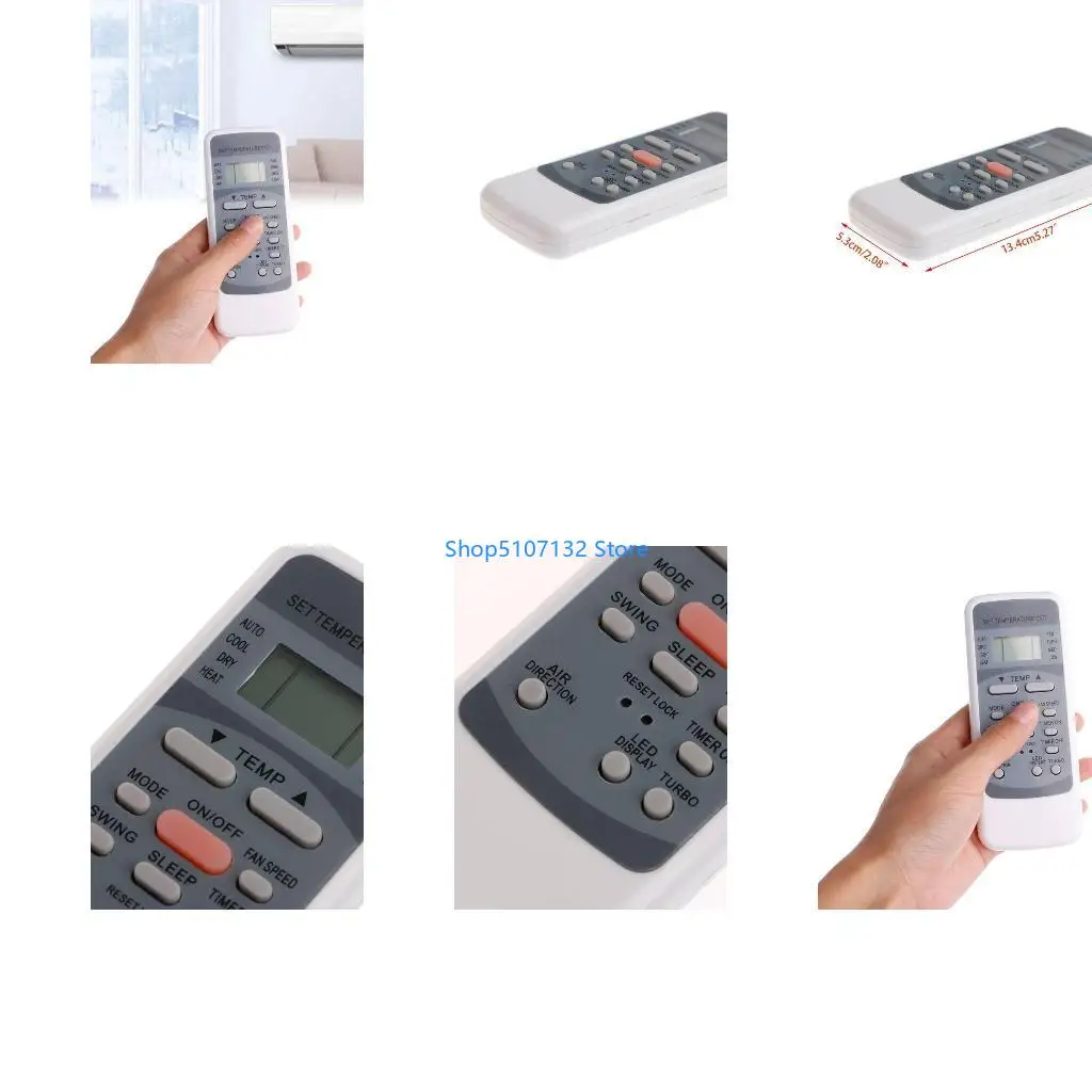 87HD Replace Air Conditioner Remote Control For Media R51M/CE R51D/E R51M/BGE