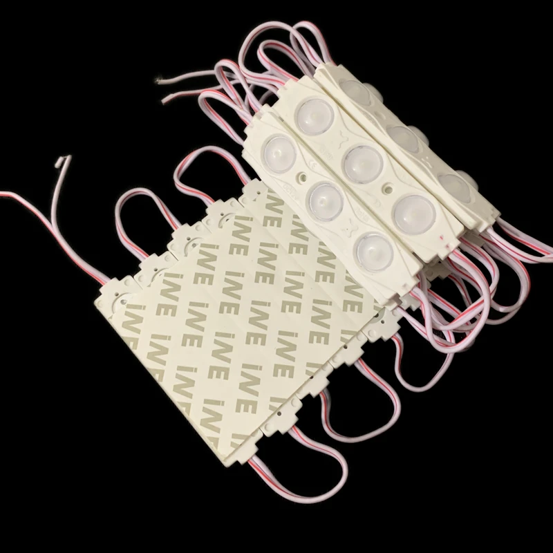 200 pz SMD 2835 MODULO LED 12 V DC 1.5 W bianco freddo impermeabile IP65 con dimensioni 86*16mm luce led iniezione per banner negozio