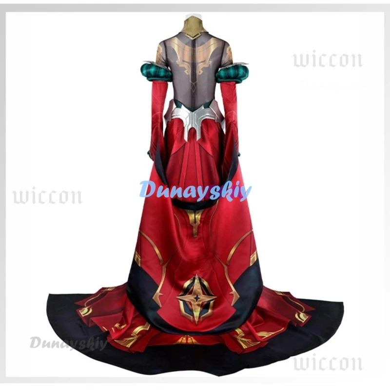 

Mel Cosplay Jumpsuit Cloak Earrings Dress Uniform Halloween Outfit Full Set