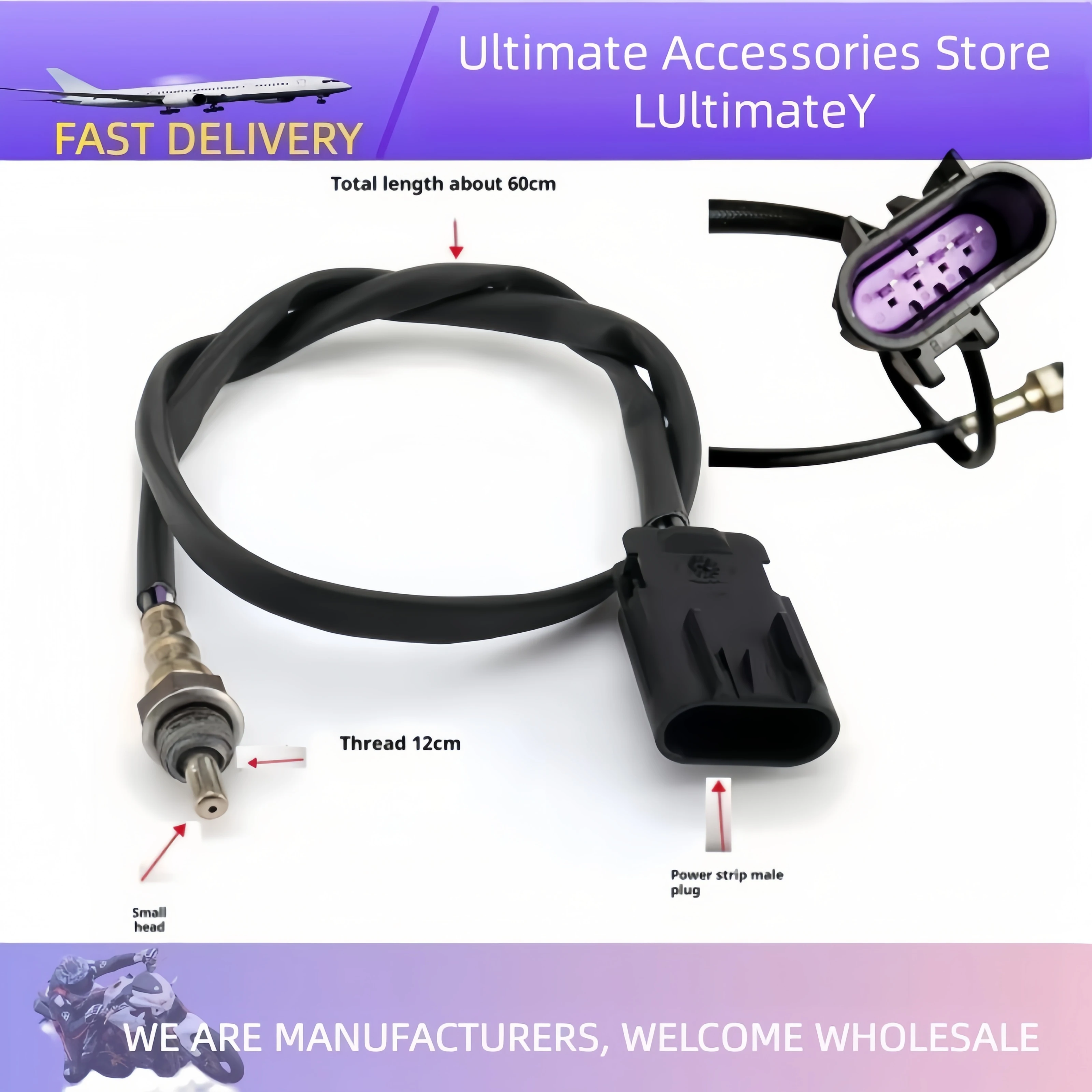 

Oxygen sensor For Benelli TNT300 BN302 / STELS 300 / STELS 600 / BN600 / TNT600 / TNT600GT / BN600GT Keeway RKX300 / RK6 600