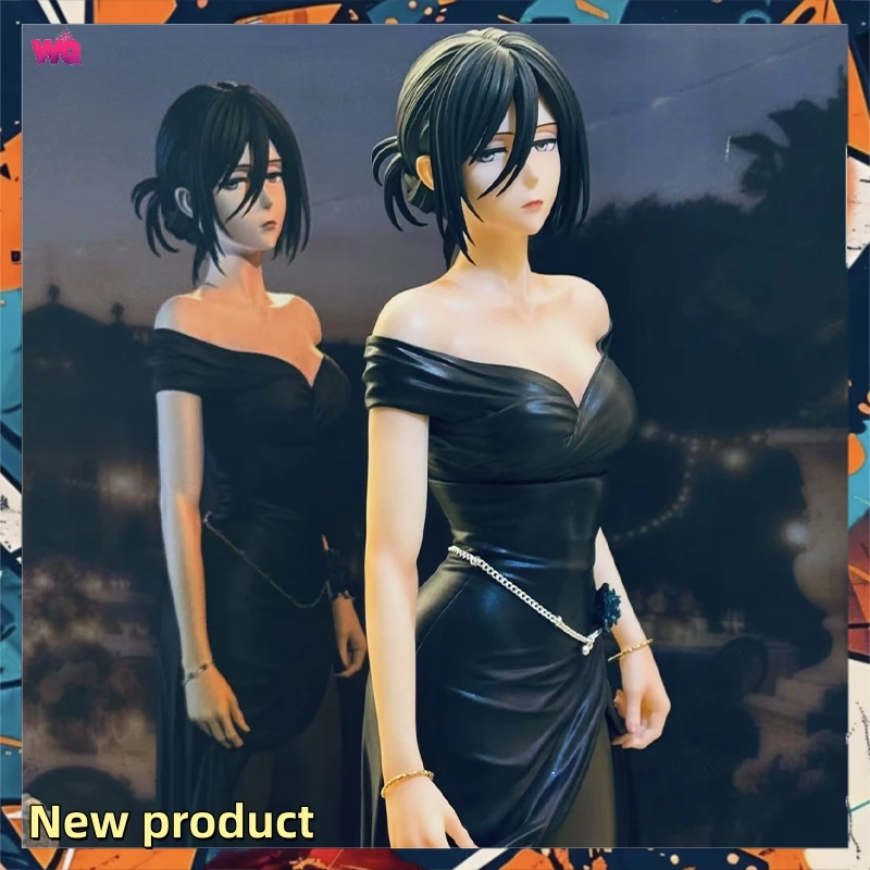 在庫あり-24-センチメートル進撃の巨人フィギュアミカサ・アッカーマンアニメフィギュア夜の宴会-pvc-スタチューコレクションモデルおもちゃギフト