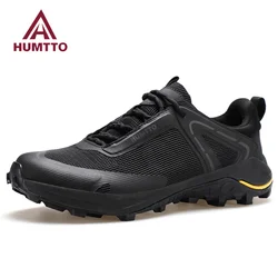 HUMTTO Anti-slip Trekking Shoes Breathable Men's Sneakers Luxury Designer Sports Hiking Boots for Men Outdoor Trail Sneaker Man