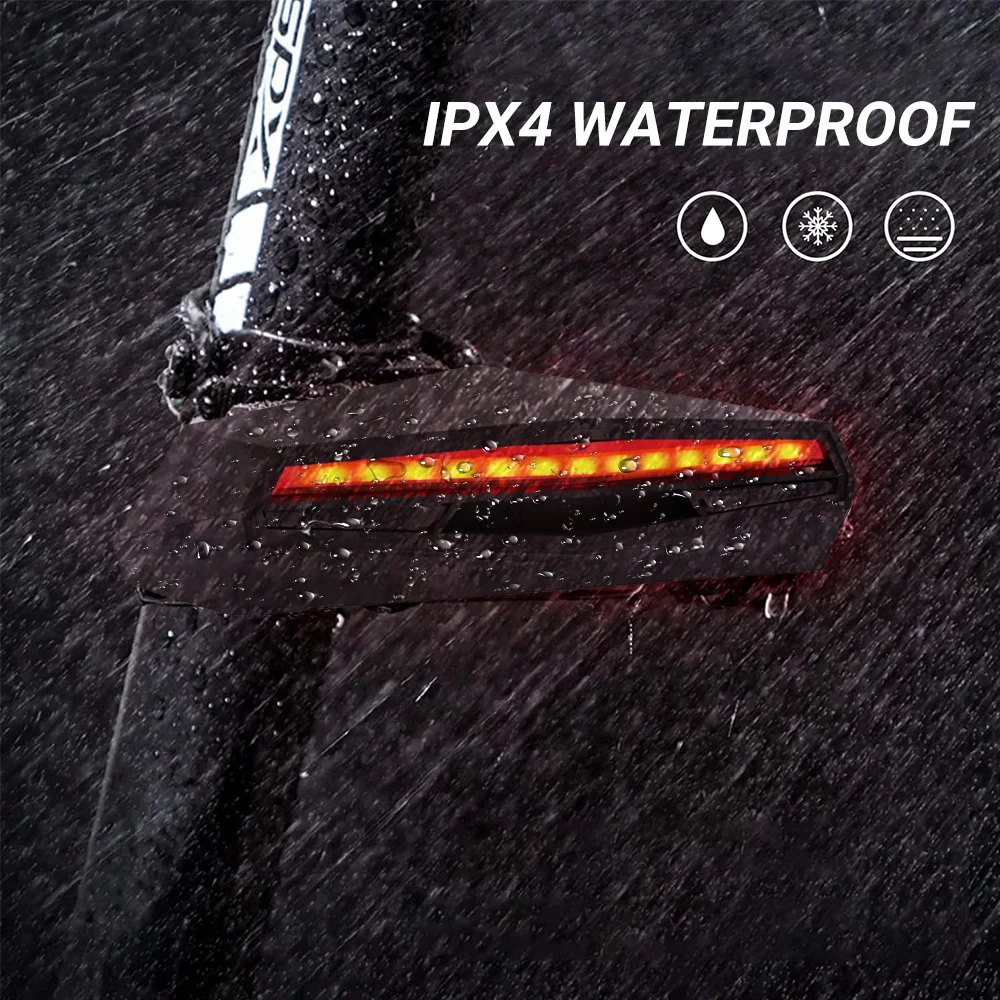 Omni nuovo arrivo fanale posteriore intelligente interfaccia USB ricarica luce frontale per bici