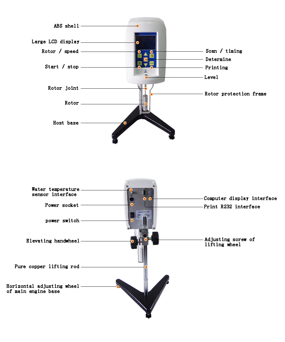 SERICO Lab Digital Viscometer Model NDJ - 8S