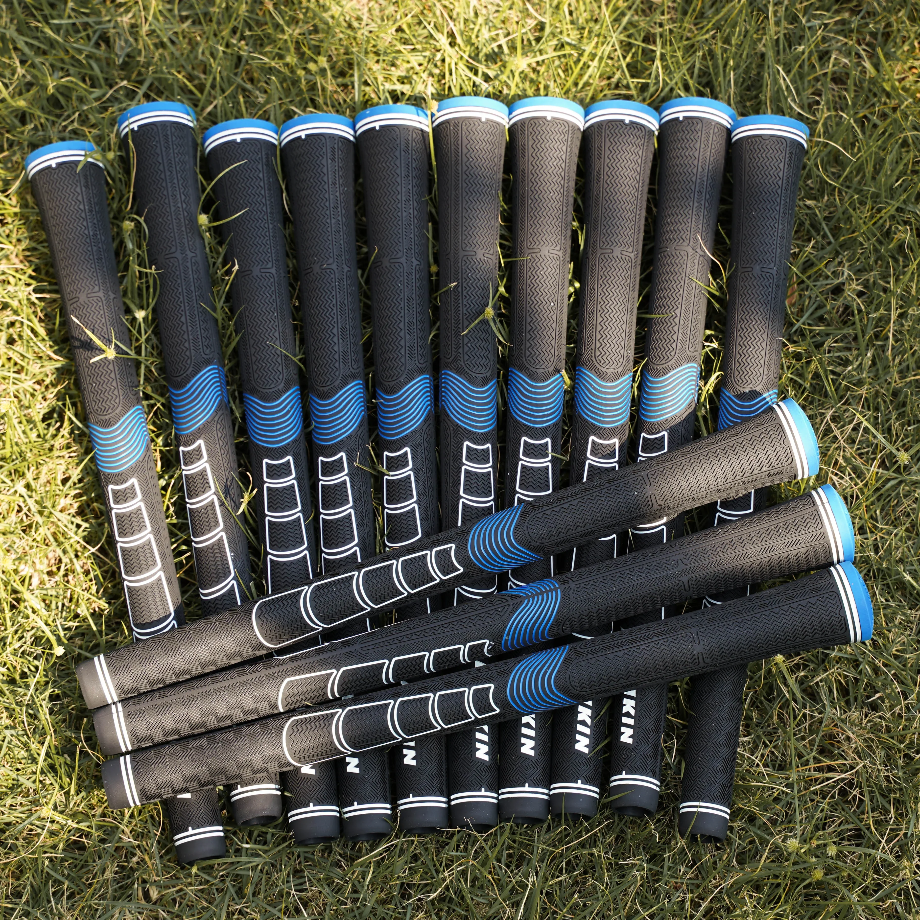 

10pcs Standard Golf Rubber Grips Club Handle Replacement Set for Golf Clubs 2025