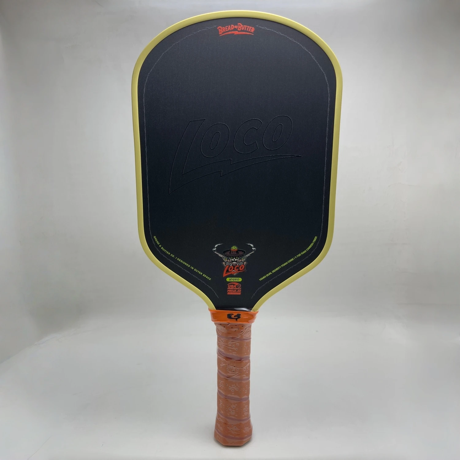 Bread Butter Loco Pickleball Paddle Blue 16mm EVA Foam Core Hybrid Standard CFC T700-High Quality Portable Training image 3