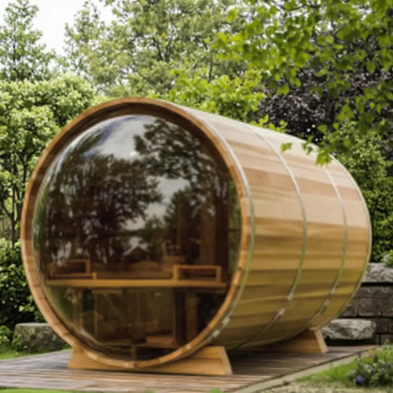 In Stock Immediately Delivery 6 Person Canadian Hot Room Family Red Light Big Traditional Hemlock Room Sauna