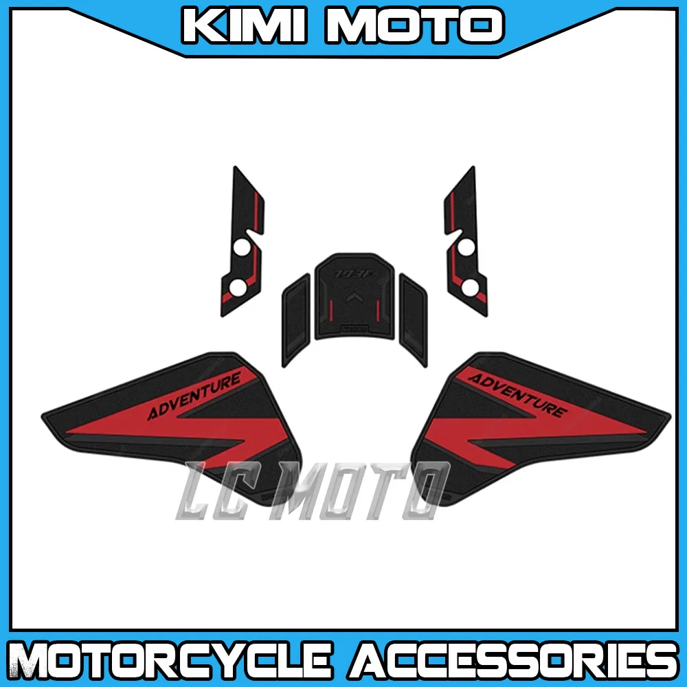 

Motorcycle Anti-Skid Fuel Tank Stickers Wear-Resistant Fishbone Stickers Thickened Modified Accessories For ZONTES 703F