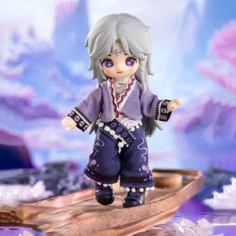 4.0 Nagi Bjd กล่องตาบอด Happy Excursion Series Ob11 1/12 ขนาดตุ๊กตา Bjd Movable Joint น่ารักอะนิเมะ Action Figures ตุ๊กตาของเล่น