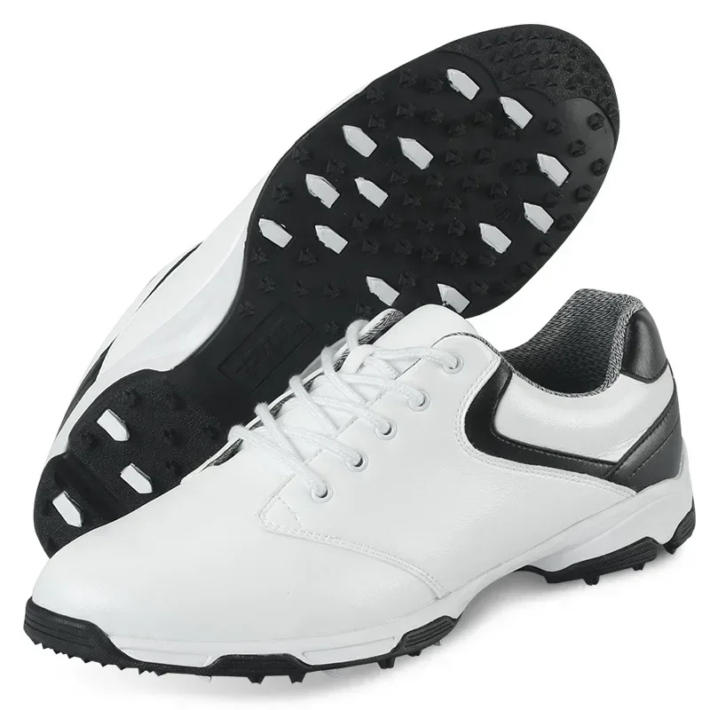 PGM-Chaussures de golf imperméables pour hommes, baskets de golf confortables, chaussures de marche en plein air, baskets athlétiques coordonnantes, XZ051