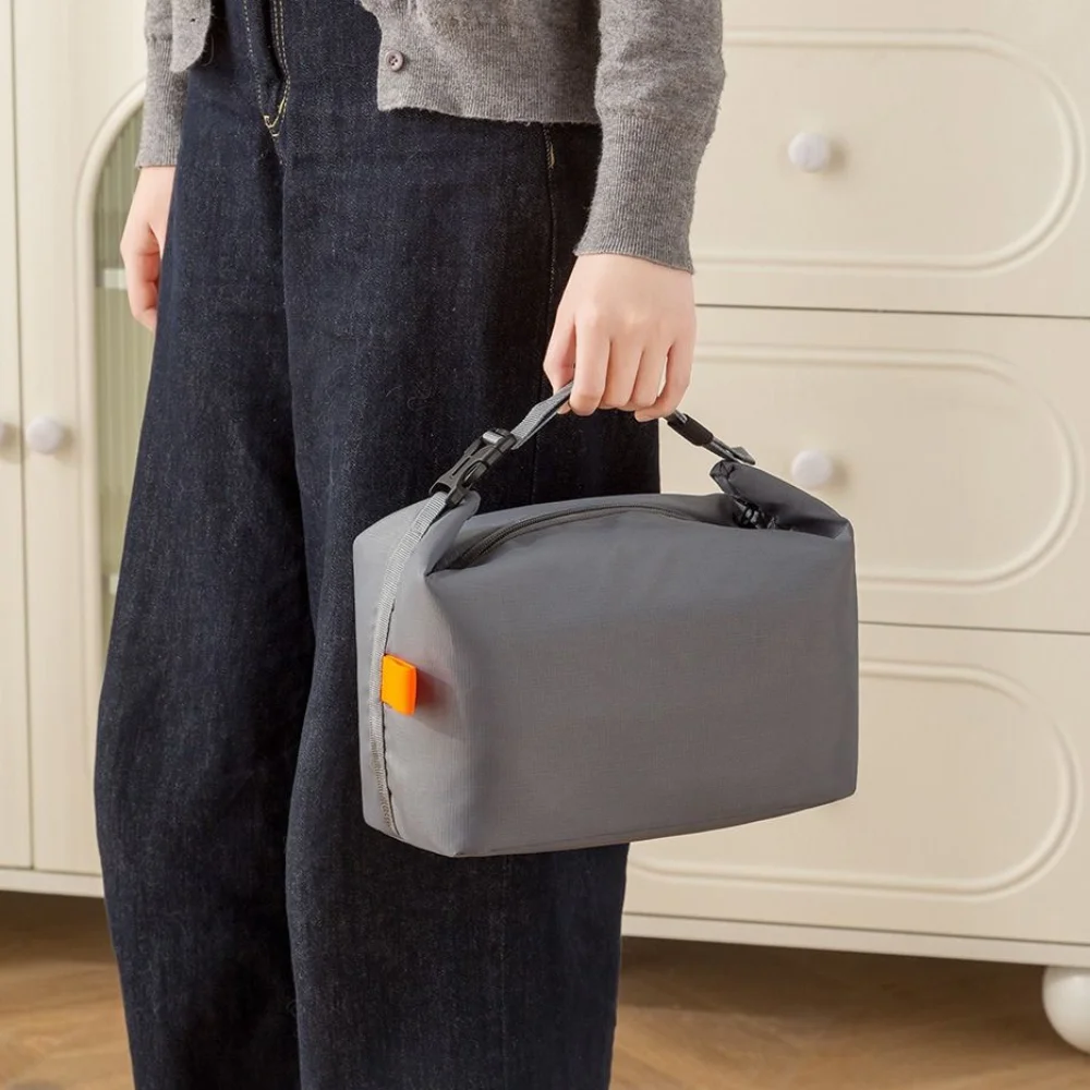 

Handheld Foldable Insulated Bag Office Worker Large Capacity Lunch Bag Student Waterproof Lunch Handbag Men Women