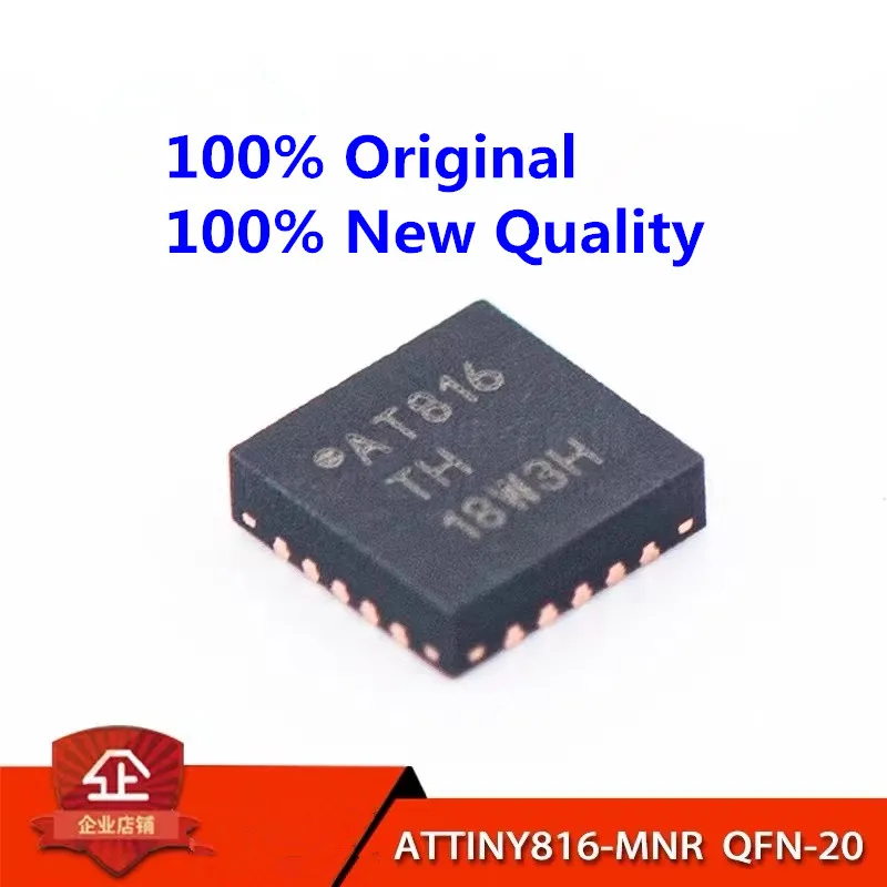 

2-5Pcs 100% New Original ATTINY816-MNR AT816 ATTINY24A-MU T24A ATTINY816-MFR AT816F QFN20