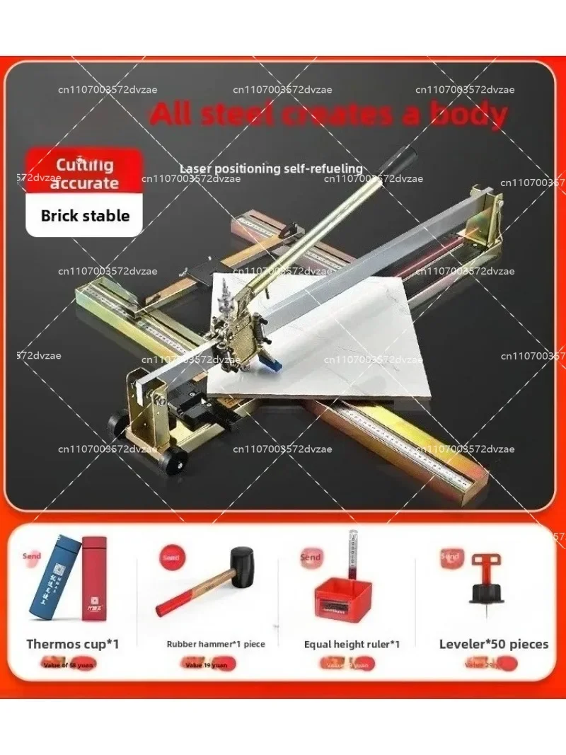 Hand-held Manual Tile Cutter Push-Pull Knife for Floor Tiles Cutting Tools Sizes 600 800 1200 1600 1800