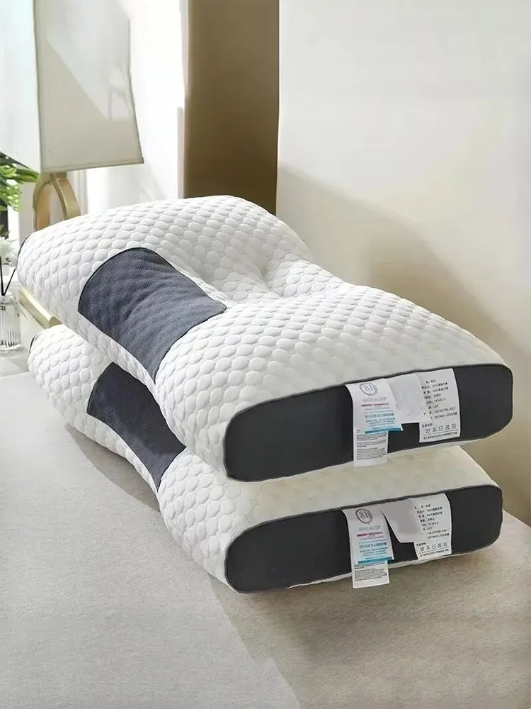 2024 NEWHoneycomb massage pillow pillow to protect cervical vertebra to help sleep home pillow core antibacterial and anti-mite