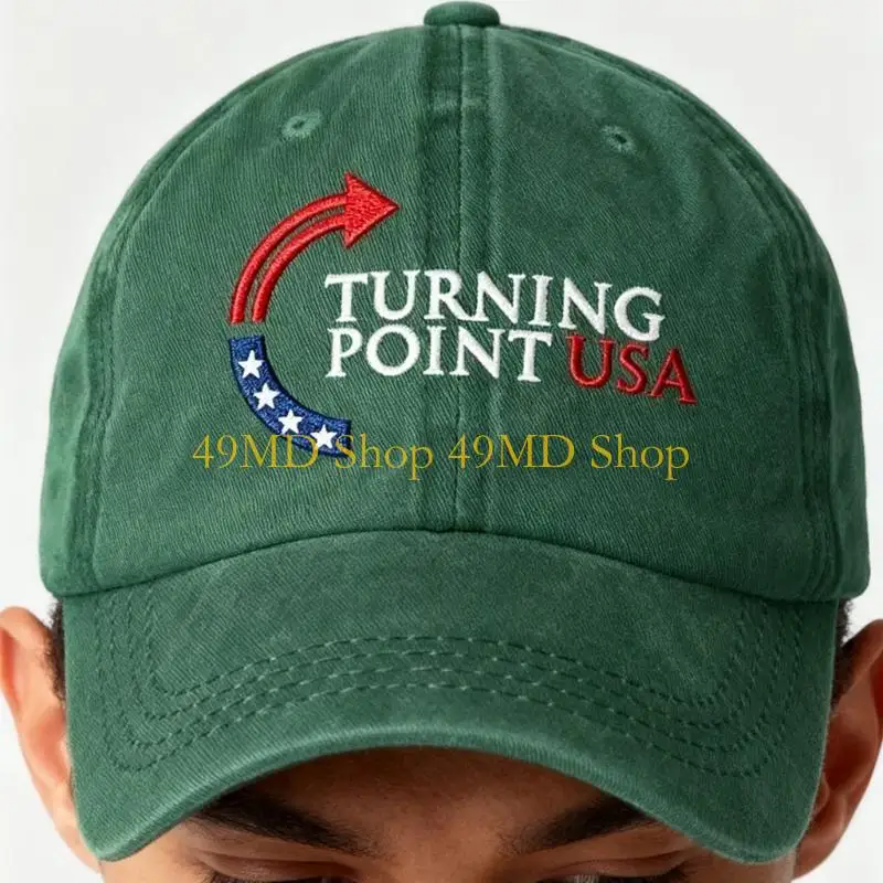 49MD Retro Turning Point Action Print Baseball Cap Unisex This is The Turning Printed Hat Independence Vintage Hats