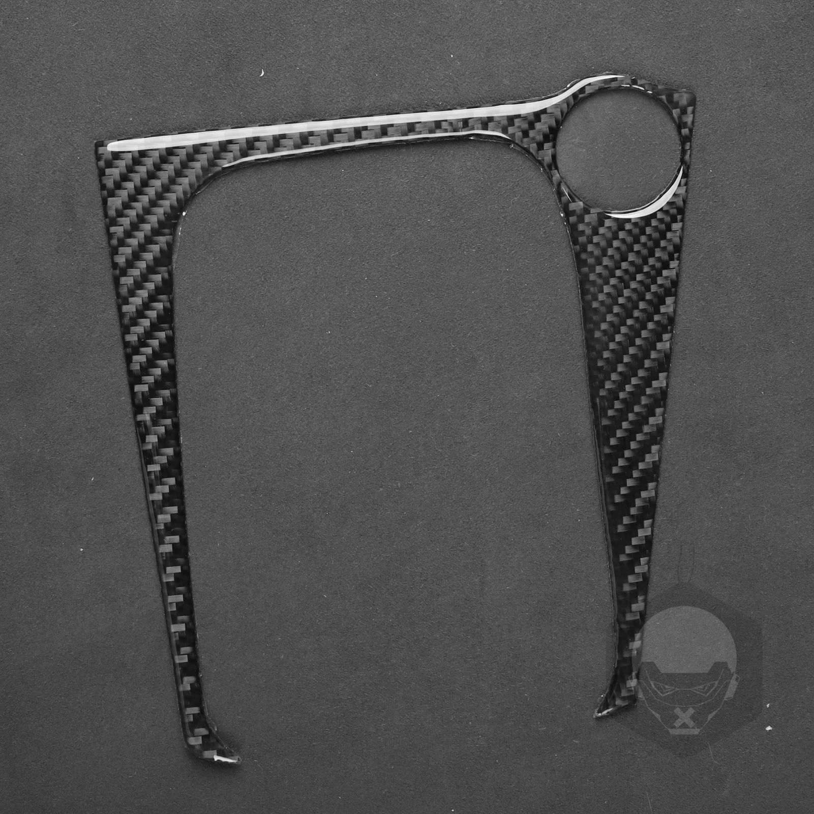 ألياف الكربون الحقيقية اكسسوارات السيارات والعتاد التحول الإطار غطاء ناعم ملصق لفورد EcoSport 18 2019 2020 2021 2022 2023 2024 2025 #6