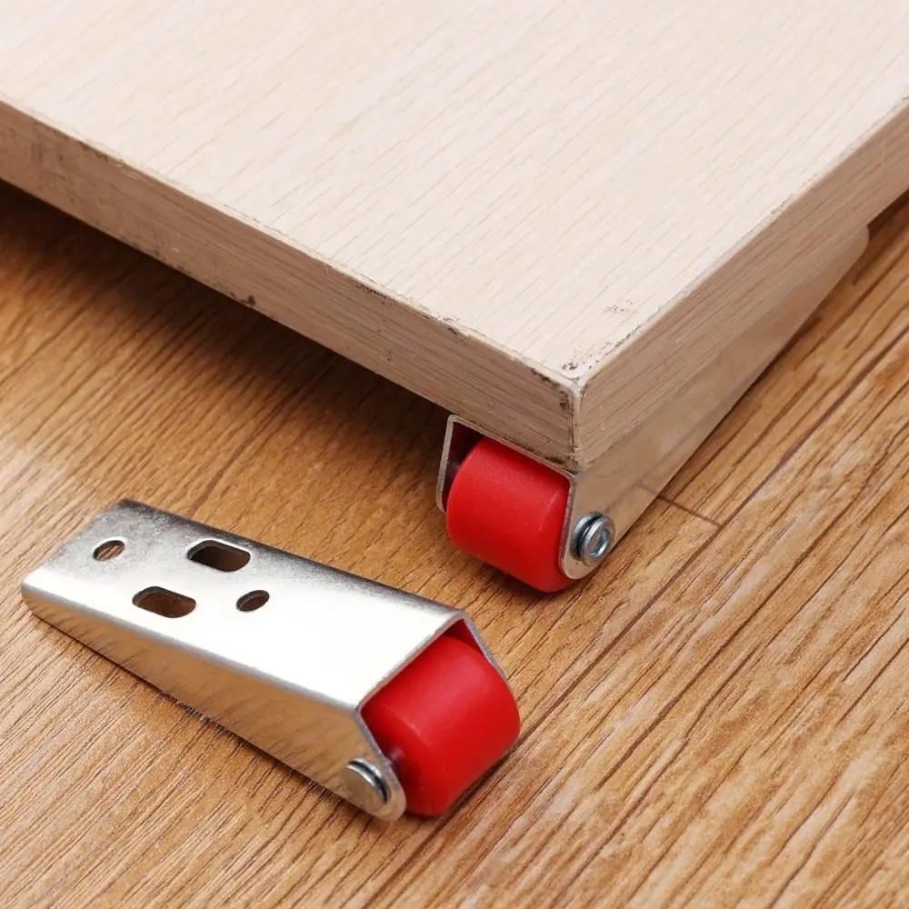 Silent Right Angle Directional Rollers Aluminum Alloy Effortless Sliding Door Track Pulley Telescopic Multifunction