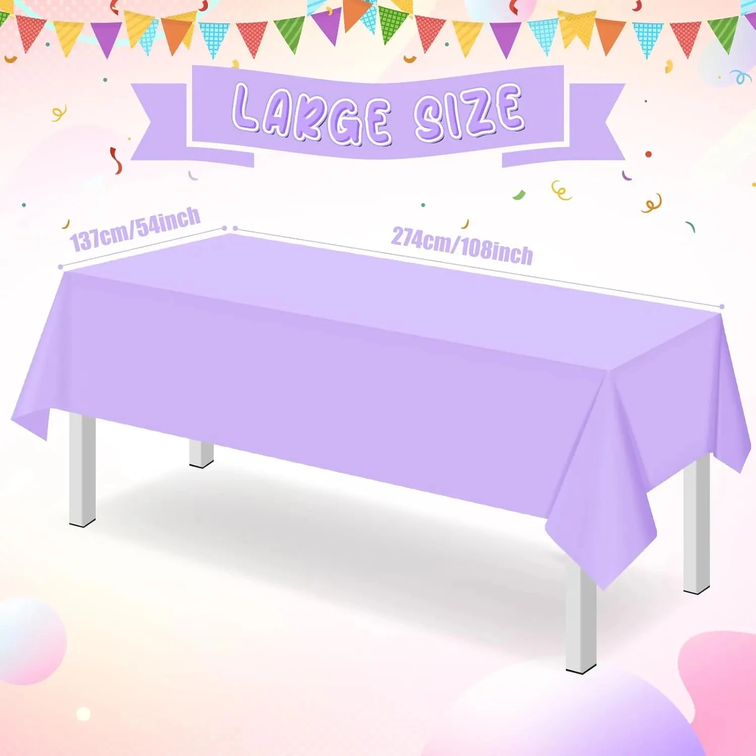 Blütenblattform Helllila Blau 7/9 Zoll Einweg-Partyteller Mädchen Rosa Hochzeit Geburtstag Dekoration Babyparty Partyzubehör – Detail 16