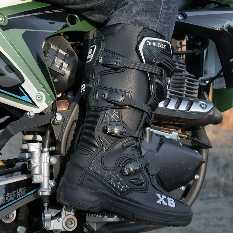 

Мотоботы для мотокросса, защитные ботинки для езды, высокие ботинки для эндуро, ралли и гонок, внедорожные мотоциклетные ботинки для мужчин