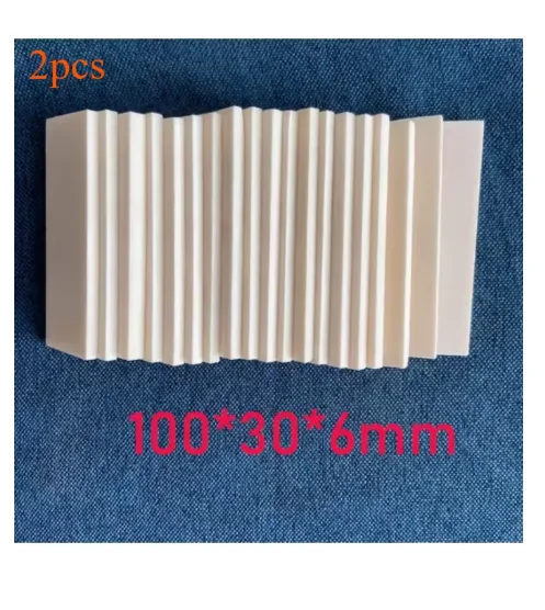 Hot Sell Buffalo Bovine Bone Knife Handle Scales Slabs DIY Carving Material 100x30x6mm 2pcs