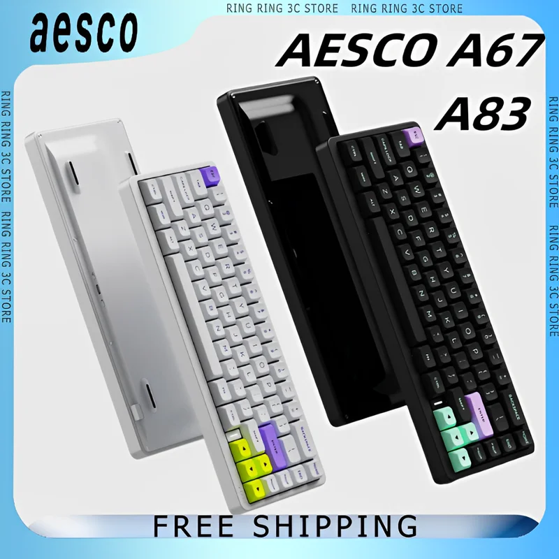 AESCO A67 A83 Inductive Switch Mechanical Keyboard Dual Mode Hot Swap Rapid Trigger Esport Gaming Keyboard Laptop Pc Accessories